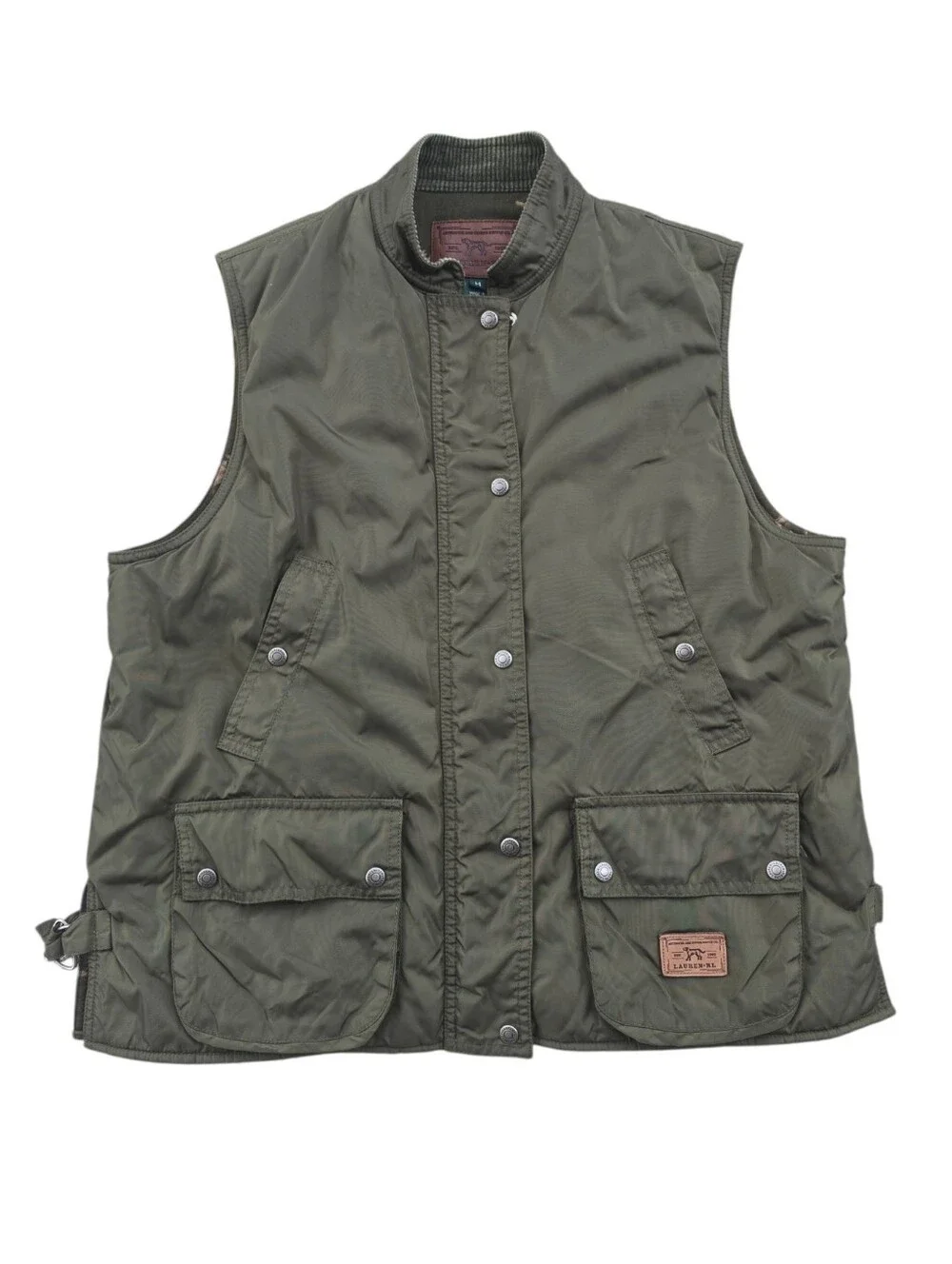 Lauren Ralph Lauren Authentic Dry Goods Supply Unisex Cargo Vest Army Green Med